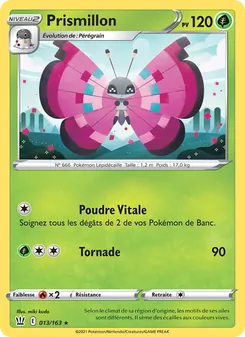 Carte Prismillon de l'extension Styles de combat, numéro 13/163