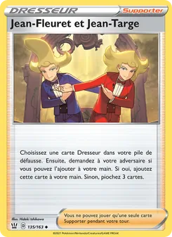 Carte Jean-Fleuret et Jean-Targe de l'extension Styles de combat, numéro 135/163
