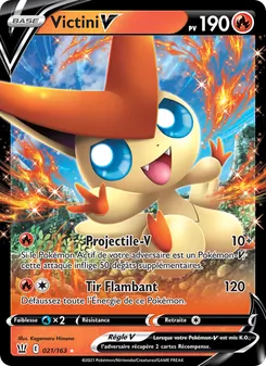 Carte Victini V de l'extension Styles de combat, numéro 21/163