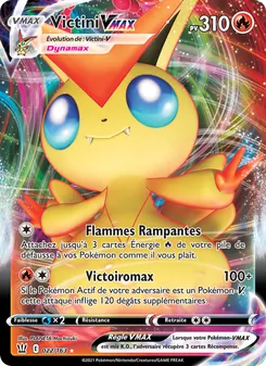 Carte Victini VMAX de l'extension Styles de combat, numéro 22/163