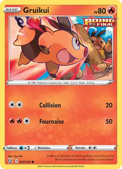 Carte Gruikui de l'extension Styles de combat, numéro 23/163