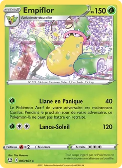 Carte Empiflor de l'extension Styles de combat, numéro 3/163