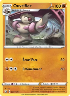 Carte Ouvrifier de l'extension Styles de combat, numéro 74/163