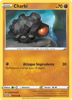 Carte Charbi de l'extension Styles de combat, numéro 78/163