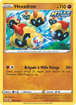 Carte Hexadron de l'extension Styles de combat, numéro 83/163