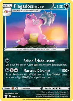 Carte Flagadoss de Galar de l'extension Styles de combat, numéro 92/163