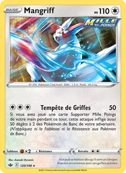 Carte Mangriff de l'extension Règne de Glace, numéro 120/198