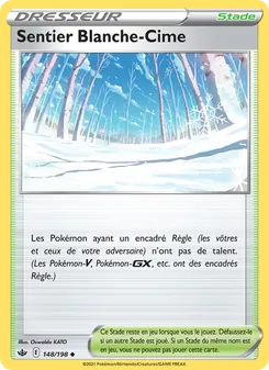 Carte Sentier Blanche-Cime de l'extension Règne de Glace, numéro 148/198