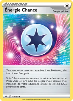 Carte Énergie Chance de l'extension Règne de Glace, numéro 158/198