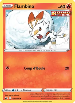 Carte Flambino de l'extension Règne de Glace, numéro 26/198
