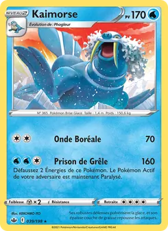 Carte Kaimorse de l'extension Règne de Glace, numéro 39/198