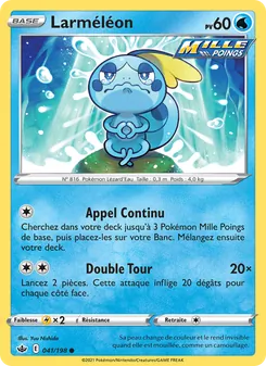 Carte Larméléon de l'extension Règne de Glace, numéro 41/198