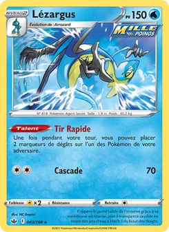 Carte Lézargus de l'extension Règne de Glace, numéro 43/198