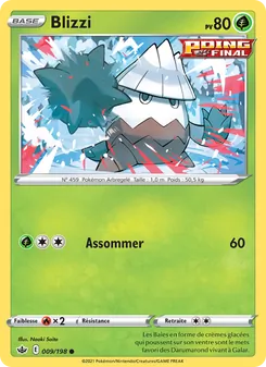 Carte Blizzi de l'extension Règne de Glace, numéro 9/198