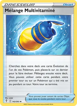 Carte Mélange Multivitaminé de l'extension Évolution Céleste, numéro 142/203