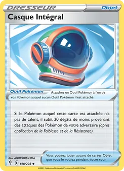 Carte Casque Intégral de l'extension Évolution Céleste, numéro 148/203