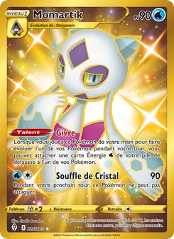 Carte Momartik de l'extension Évolution Céleste, numéro 226/203