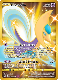 Carte Cresselia de l'extension Évolution Céleste, numéro 228/203