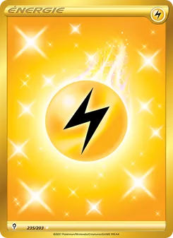 Carte Énergie Electrik de l'extension Évolution Céleste, numéro 235/203