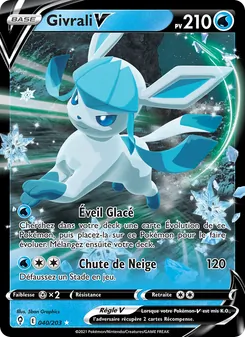 Carte Givrali V de l'extension Évolution Céleste, numéro 40/203