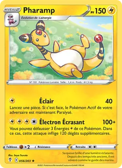 Carte Pharamp de l'extension Évolution Céleste, numéro 56/203