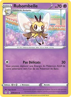 Carte Rubombelle de l'extension Évolution Céleste, numéro 79/203