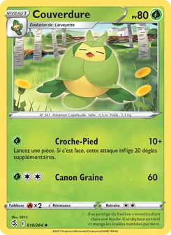 Carte Couverdure de l'extension Poing de Fusion, numéro 10/264