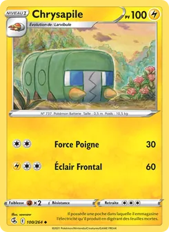 Carte Chrysapile de l'extension Poing de Fusion, numéro 100/264