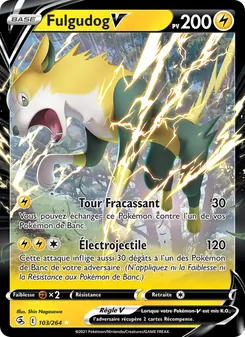 Carte Fulgudog V de l'extension Poing de Fusion, numéro 103/264