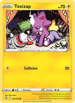 Carte Toxizap de l'extension Poing de Fusion, numéro 105/264
