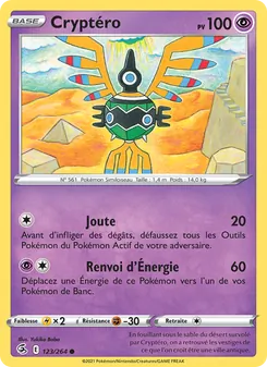 Carte Cryptéro de l'extension Poing de Fusion, numéro 123/264