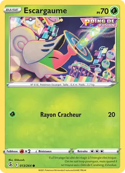 Carte Escargaume de l'extension Poing de Fusion, numéro 13/264