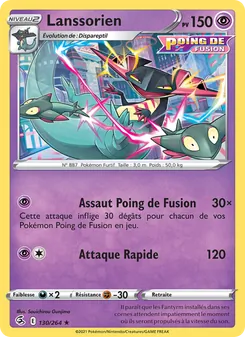 Carte Lanssorien de l'extension Poing de Fusion, numéro 130/264