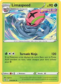 Carte Limaspeed de l'extension Poing de Fusion, numéro 14/264