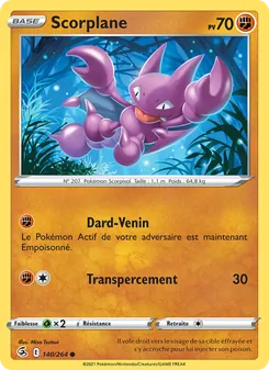 Carte Scorplane de l'extension Poing de Fusion, numéro 140/264