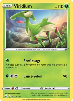 Carte Viridium de l'extension Poing de Fusion, numéro 15/264
