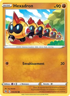 Carte Hexadron de l'extension Poing de Fusion, numéro 155/264