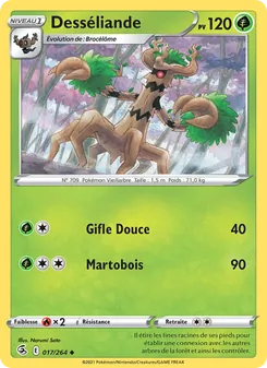 Carte Desséliande de l'extension Poing de Fusion, numéro 17/264