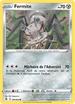 Carte Fermite de l'extension Poing de Fusion, numéro 184/264