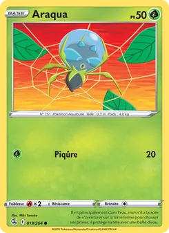 Carte Araqua de l'extension Poing de Fusion, numéro 19/264