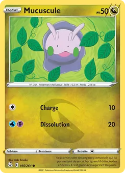 Carte Mucuscule de l'extension Poing de Fusion, numéro 195/264
