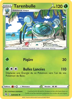 Carte Tarenbulle de l'extension Poing de Fusion, numéro 20/264