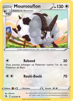 Carte Moumouflon de l'extension Poing de Fusion, numéro 223/264