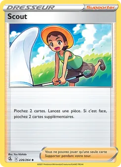 Carte Scout de l'extension Poing de Fusion, numéro 226/264