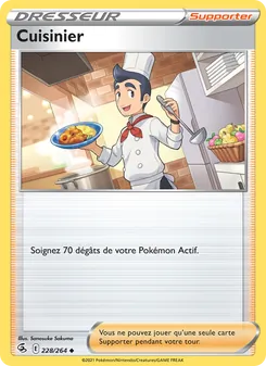 Carte Cuisinier de l'extension Poing de Fusion, numéro 228/264