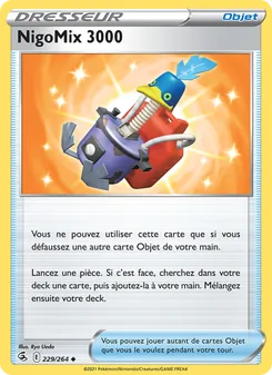 Carte NigoMix 3000 de l'extension Poing de Fusion, numéro 229/264