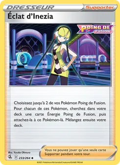 Carte Éclat d'Inezia de l'extension Poing de Fusion, numéro 233/264