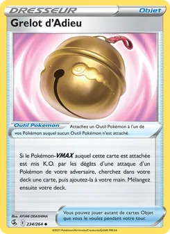 Carte Grelot d'Adieu de l'extension Poing de Fusion, numéro 234/264