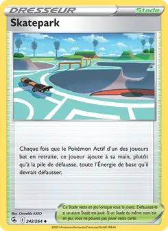 Carte Skatepark de l'extension Poing de Fusion, numéro 242/264