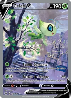 Carte Celebi V de l'extension Poing de Fusion, numéro 245/264